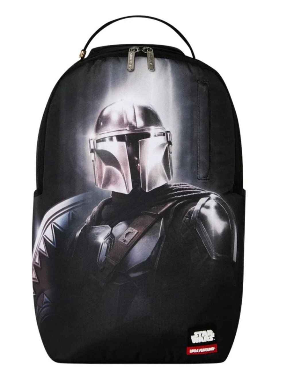 Sprayground x Star Wars MANDALORIAN Backpack🔥New Black Bookbag Large School Bag